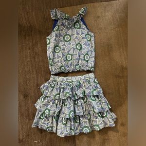 Janie and jack girls matching skirt set size 10